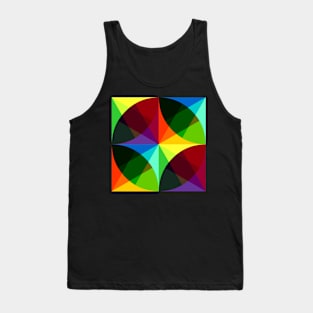 Rainbow Kaleidoscope Tank Top